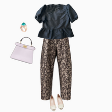 Load image into Gallery viewer, ÉCLAT PUFF PEPLUM TOPS