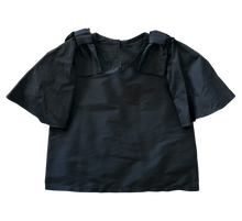 Load image into Gallery viewer, NOIR RIBBON CAPE TOPS