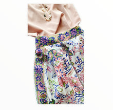 Load image into Gallery viewer, FLOWERS AND GREENS SKIRT