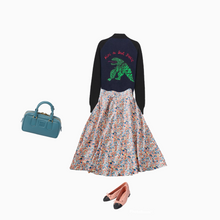 Load image into Gallery viewer, PINK FLOWER SKIRT
