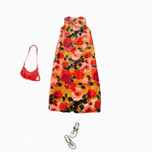 Load image into Gallery viewer, RETRO FLOWER DRESS-SAND BEIGE
