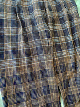 Load image into Gallery viewer, NAVY x BROWN PLAID PANTS
